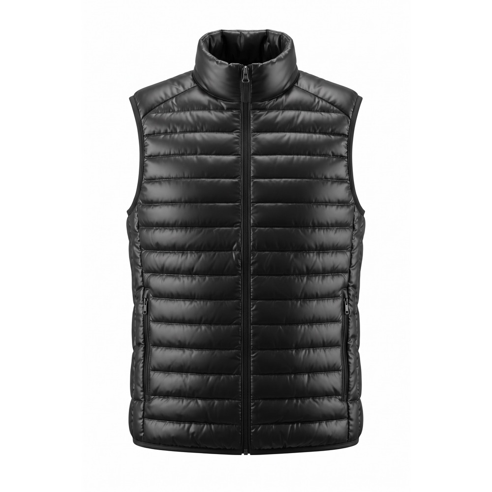 Uniqlo Ultra Light Down Vest Mens Small Black Puffer Quilted Full Zip 311-139864